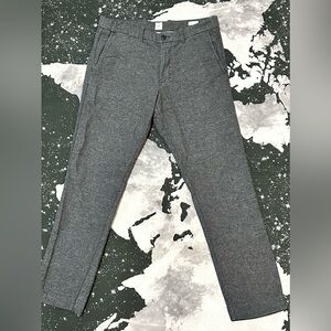 Gap Slim Fit Charcoal Gray Wool Trousers